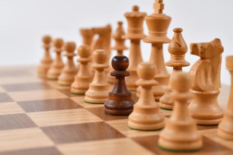 image of chess board and pieces