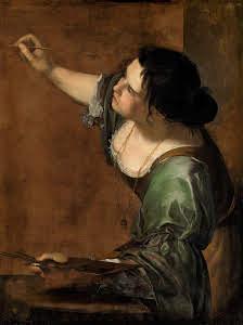 Image: Artemisia Gentileschi, Self-Portrait as the Allegory of Painting, 1639. Royal Trust Collection, UK.